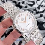 Perfect Replica V6 Factory Omega Deville Rose Gold Markers 316L Stainless Steel Band Men's Watch